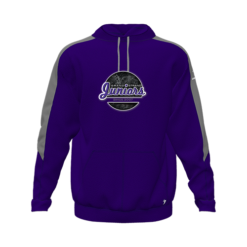 [CUS-DFW-HOOD-FLC-LSL-PUR-YXS-LOGO1] Hoodie (Youth XS, Purple, Logo 1)