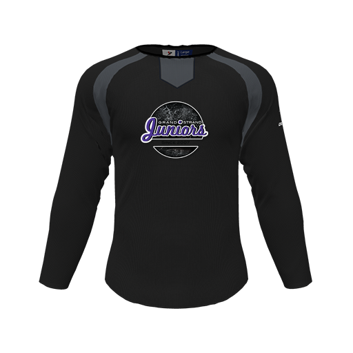 [CUS-DFW-PULL-FLC-CNK-LSL-BLK-YS-LOGO1] Pullover (Youth S, Black, Logo 1)