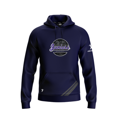 [FOLHSMNV-YXS-LOGO1] Decker Summit Hoodie (Youth XS, Navy, Logo 1)