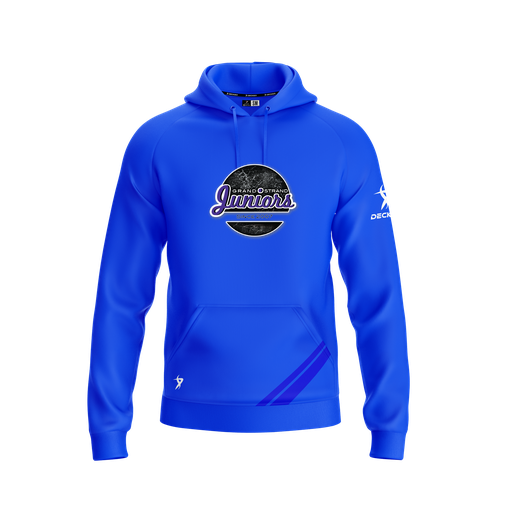 [CUS-DFW-SUHOOD-FLC-LSL-RYL-YXS-LOGO1] Summit Hoodie (Youth XS, Royal, Logo 1)