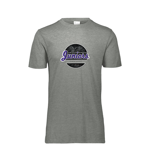 [FTSCUBGY-YS-LOGO1] Decker Youth Tri-Blend T-Shirt - Short Sleeve (Youth S, Gray, Logo 1)