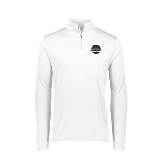 [FTLQFLWH-FAXS-LOGO1] Decker Women's Flex-Lite 1/4 Zip Shirt (Female Adult XS, White, Logo 1)