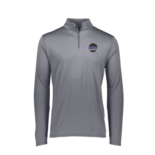 [FTLQFLGY-FAXS-LOGO1] Decker Women's Flex-Lite 1/4 Zip Shirt (Female Adult XS, Gray, Logo 1)