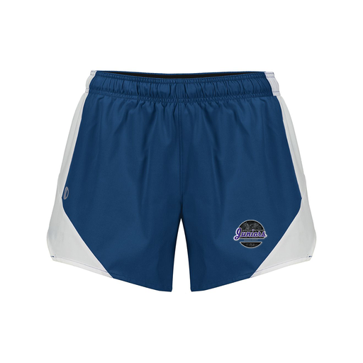 [229489.H03.S-LOGO1] Girls Olympus Shorts (Female Youth S, Navy, Logo 1)