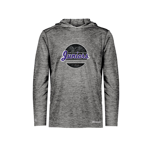 [FOLHCGBK-AS-LOGO1] Men's Charge Hoodie (Adult S, Black, Logo 1)