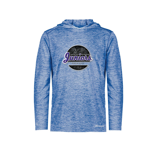 [FOLHCGRY-AS-LOGO1] Decker Men's Charge Hoodie (Adult S, Royal, Logo 1)