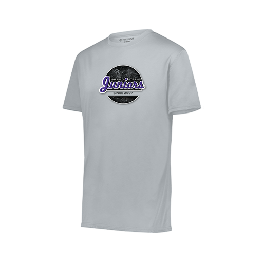 [222819.099.XXS-LOGO1] Youth Movement Dri Fit Shirt (Youth XXS, Silver, Logo 1)
