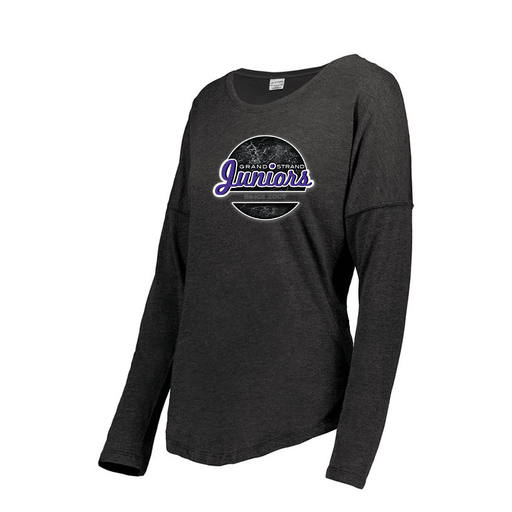 [FTLCUBBK-FAXS-LOGO1] Ladies LS Ultra-blend T-Shirt (Female Adult XS, Black, Logo 1)