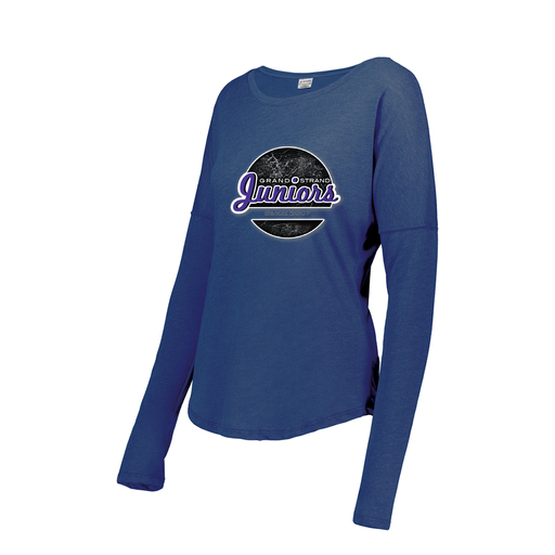 [FTLCUBRY-FAXS-LOGO1] Ladies LS Ultra-blend T-Shirt (Female Adult XS, Royal, Logo 1)